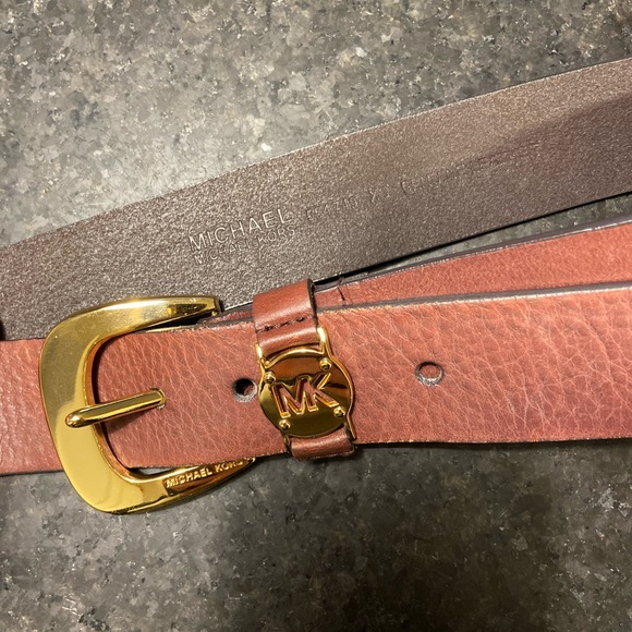 Michael Kors Cognac Gold Belt - Picture 2 of 3